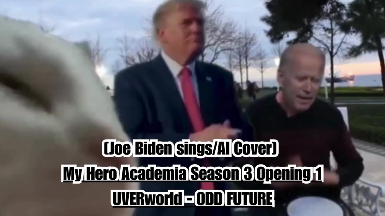 [Joe Biden sings/AI Cover] My Hero Academia Season 3 Opening 1 UVERworld - ODD FUTURE
