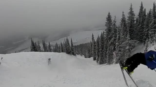 Collab copyright protection - three guys snowboard backflip crash