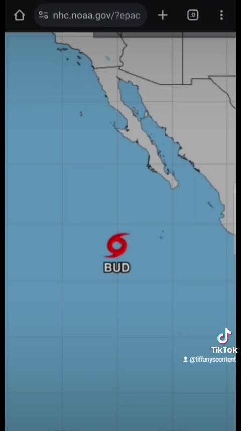 DOUBLE TROPICAL STORMS: BUD forms; with Carlotta right behind it TAKE A LOOK!