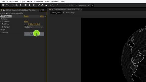 Digital Earth Animation in After Effects | No Plugins Required | After Effects Tutorial