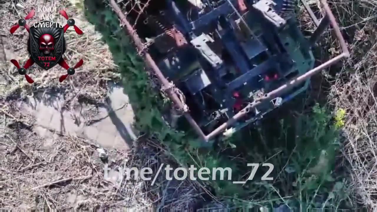 Russian RC Machine Gun is Taken Out