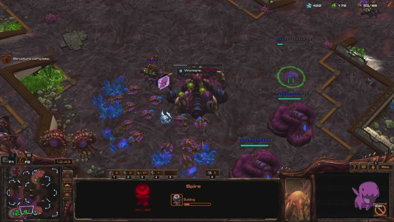 Aiming for 200 APM! Zerg vs Terran Gold Ranked Play #6.