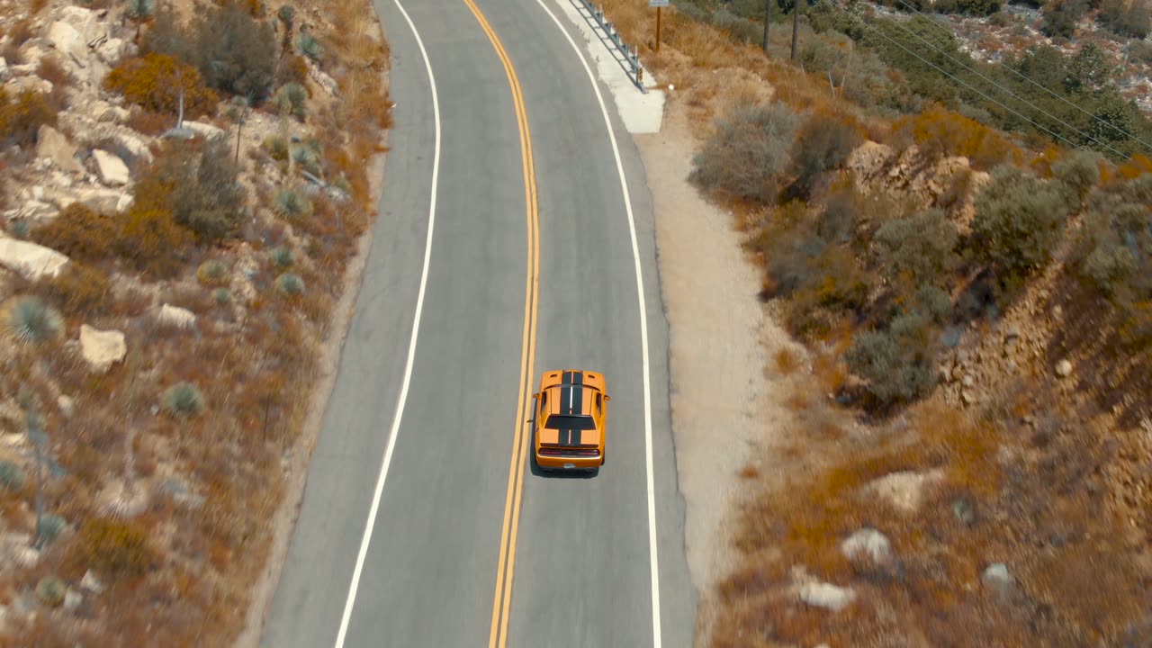 Dodge Challenger at Azusa Canyon 4K Car Edit