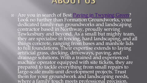 Best Paving in Twyning Green