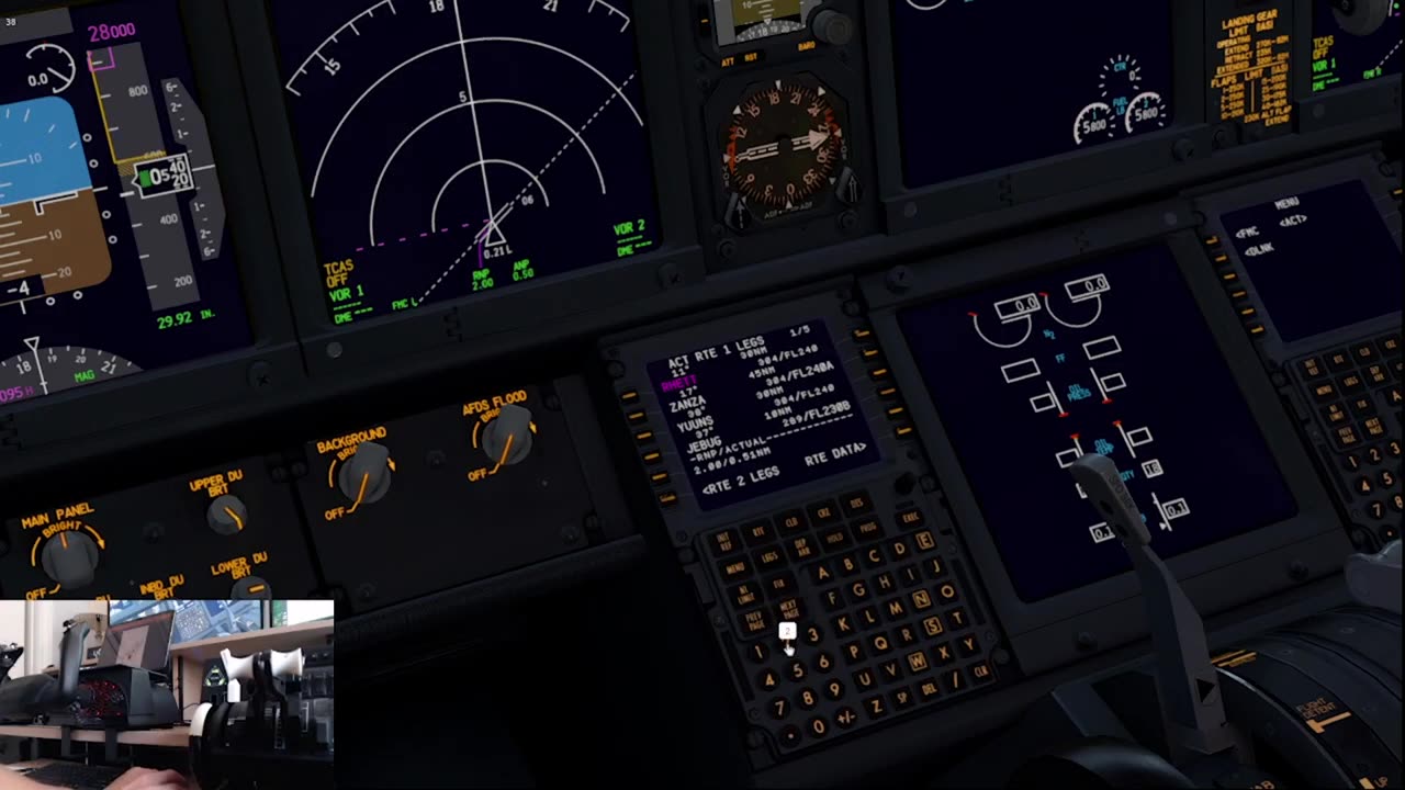 FULL ZIBO 738 FLIGHT WITH VATSIM