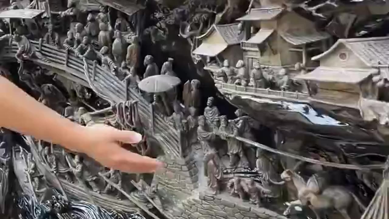WOW 😮 ASTONISHING WOOD CARVING FEATURED DURING THE QINGMING FESTIVAL