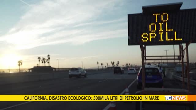 California, disastro ecologico: 500mila litri di petrolio in mare