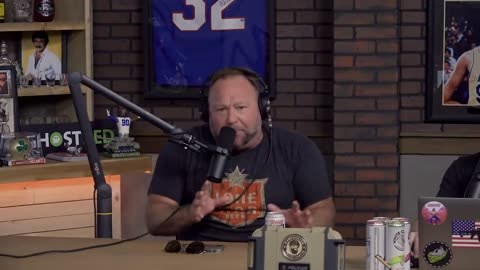 Alex Jones Discusses The Joe Rogan Spotify Controversy