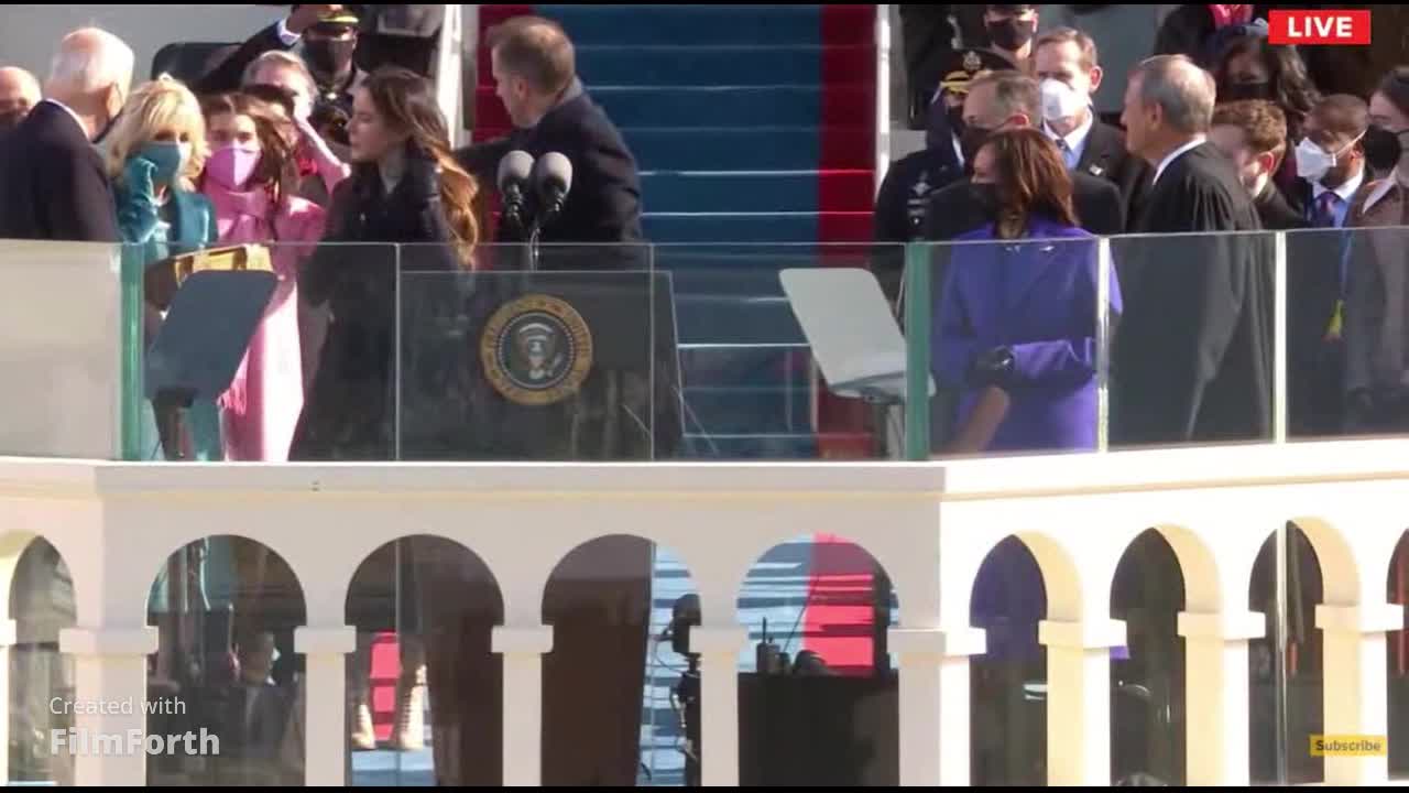 The presidential inauguration of Joe Biden and Kamala Harris — 1/19/21
