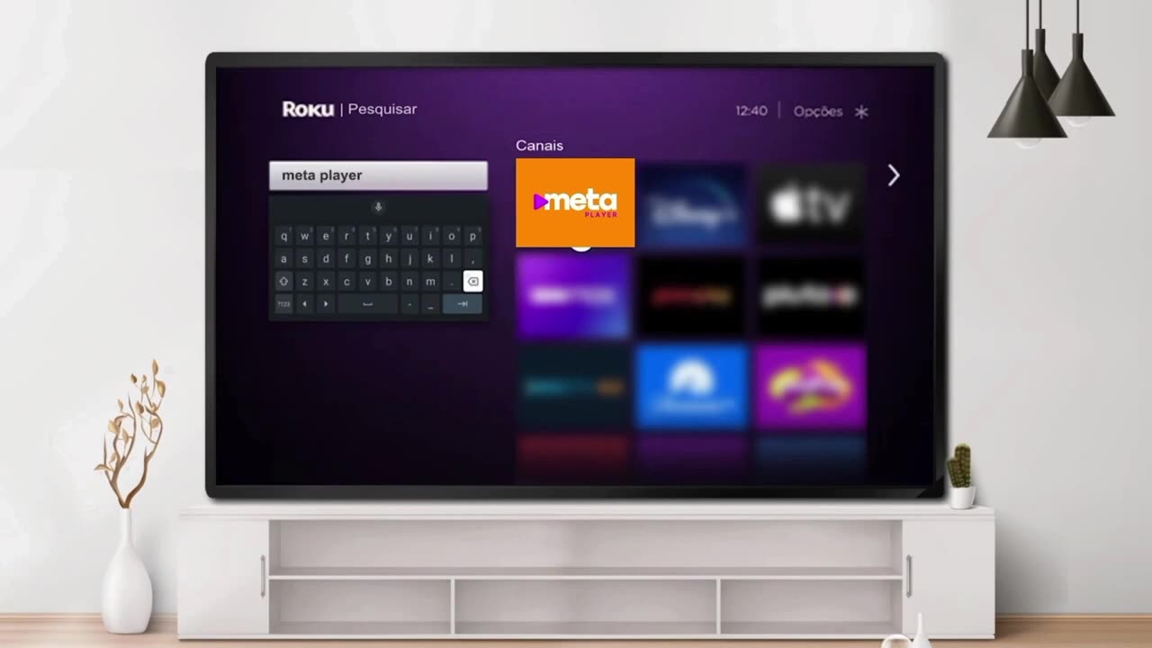 Como instalar o META PLAYER em TVs com sistema ROKU