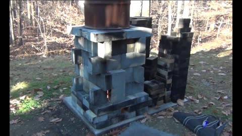 Wood Stove Masonry Heater Combo