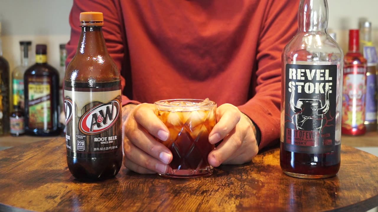 Revel Stoke Root Beer Whiskey & A&W Root Beer