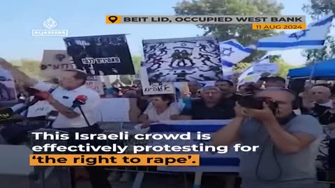 Israeli protesters rally for ‘the right to rape’ prisoners