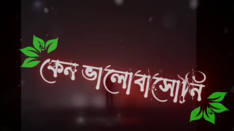 Keno valobashoni amae kothae hariye tumi!