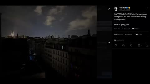 THEY MOCKED GOD AT THE OLYMPICS - HUGE POWER OUTAGE HITS PARIS