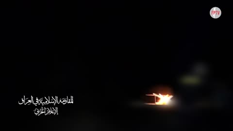 Iraqi Resistance launching drones against Zionist targets in occupied Arab territories, 5 Oct 2024