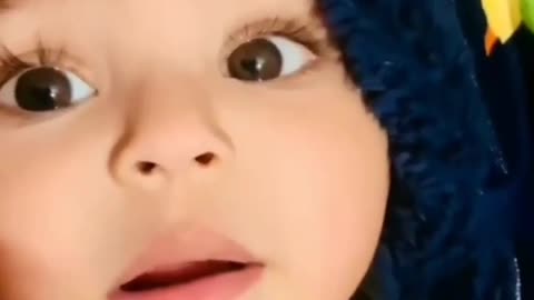Cute baby talk to you❤🥲😄 your reaction