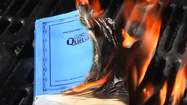 Qurans that burn