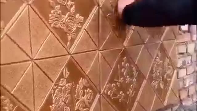 STYROFOAM WALL DECORATION