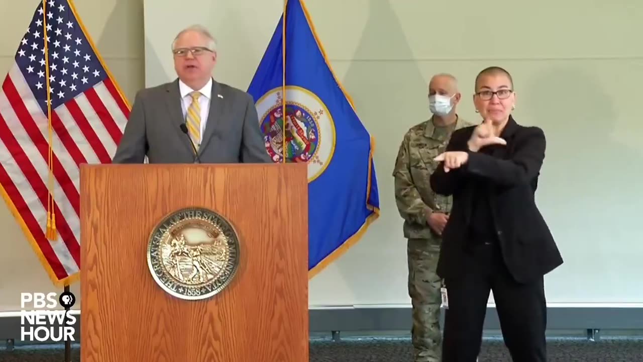 Tim Walz on George Floyd protests