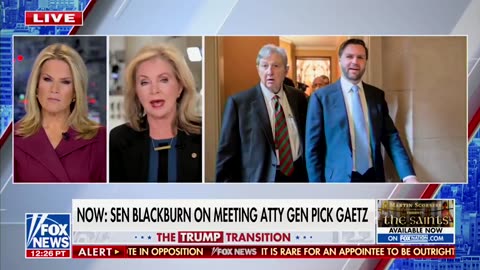 "Marsha Blackburn Joins Forces with JD Vance and Matt Gaetz: Backs All Trump Picks!"