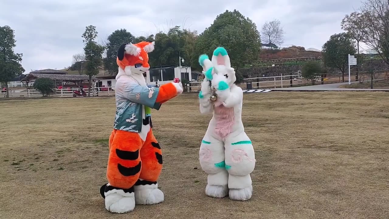 [Fursuit] Come on, are you thirsty? Would you like a coke? One can!