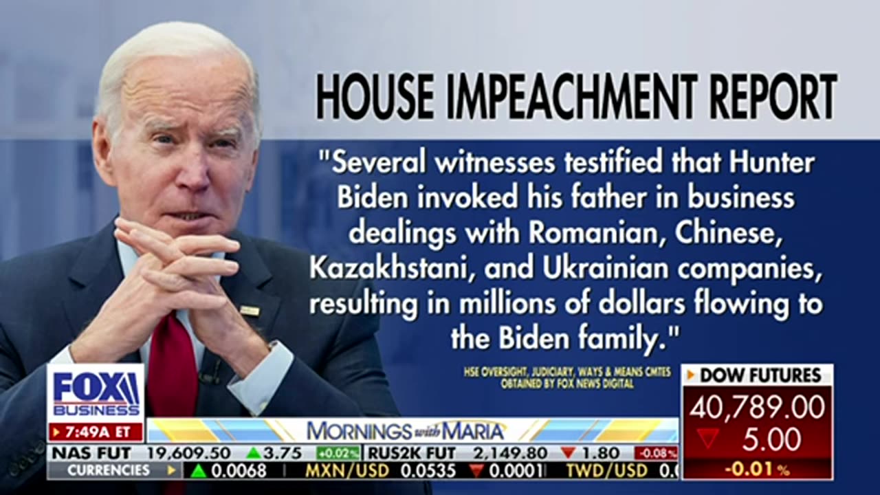 BIDEN ENGAGED IN IMPEACHABLE CONDUCT