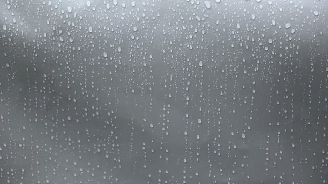 WATCH AND LISTEN HOW rain hits the window with sounds of thunder ASMR