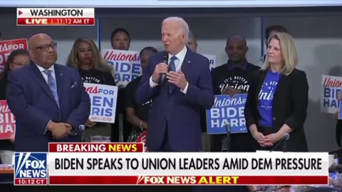 Biden speaks to union leaders amid Dem pressure