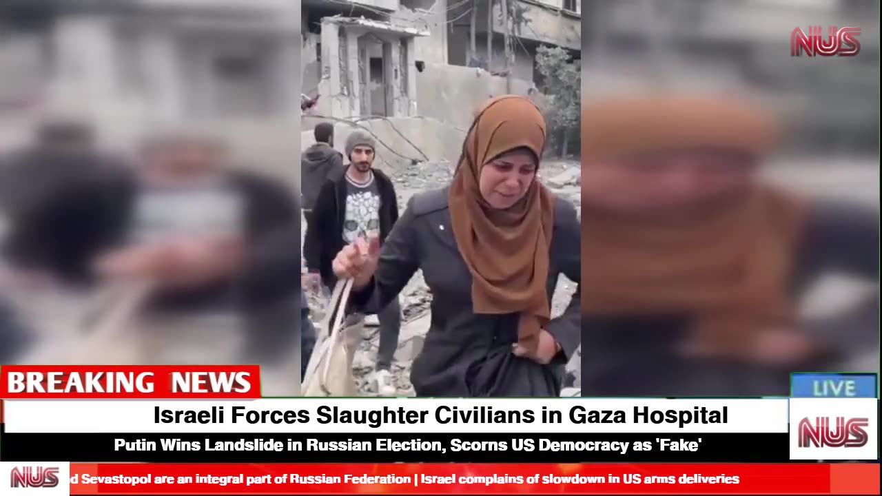 Israel Butchers Civilians in Gaza Hospital