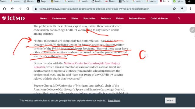 Covid Vaccine Athletic Deaths part 2 FAKE Dr. Expert giving opion like an Expert