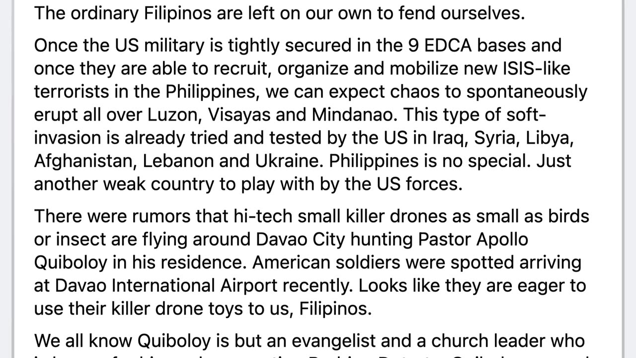 Is Philippines At War Right Now? Yes. Not With... |Jun Abines