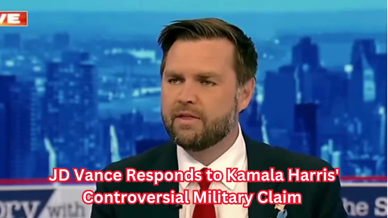 JD Vance Responds to Kamala Harris' Controversial Military Claim