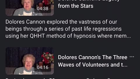 Dolores Cannon's Book list