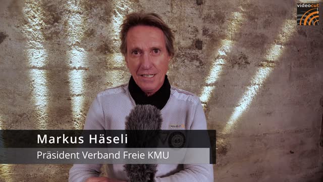 Abstimmungsstudio 28.11.2021, Markus Häseli, Präsident Verband Freie KMU