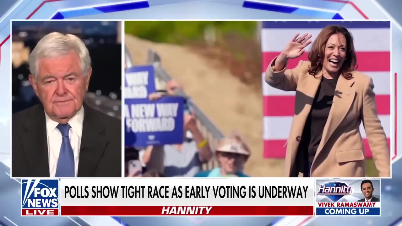 Newt Gingrich dismisses Kamala Harris' Trump attacks as 'acts of desperation'