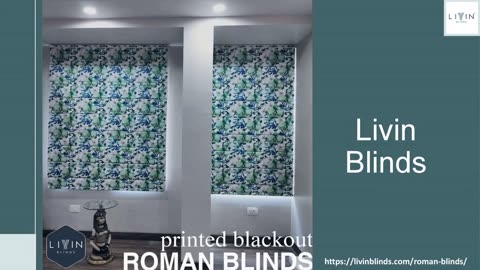 Designer Roman Blinds