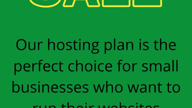 Cheap hosting plan for small businesses