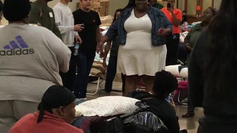 Gospel Melody Serenades Shelter After Hurricane Harvey