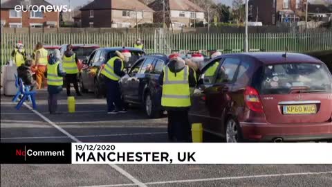 Drive thru vaccination for sheep-people in #Manchester