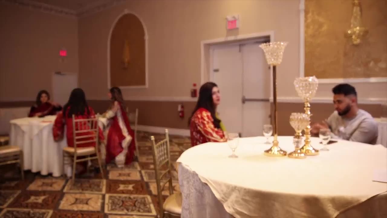 Waiter at wedding