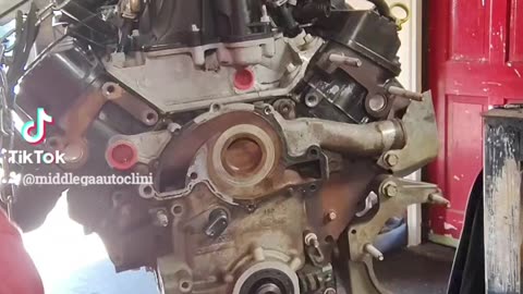 Leaking timing cover