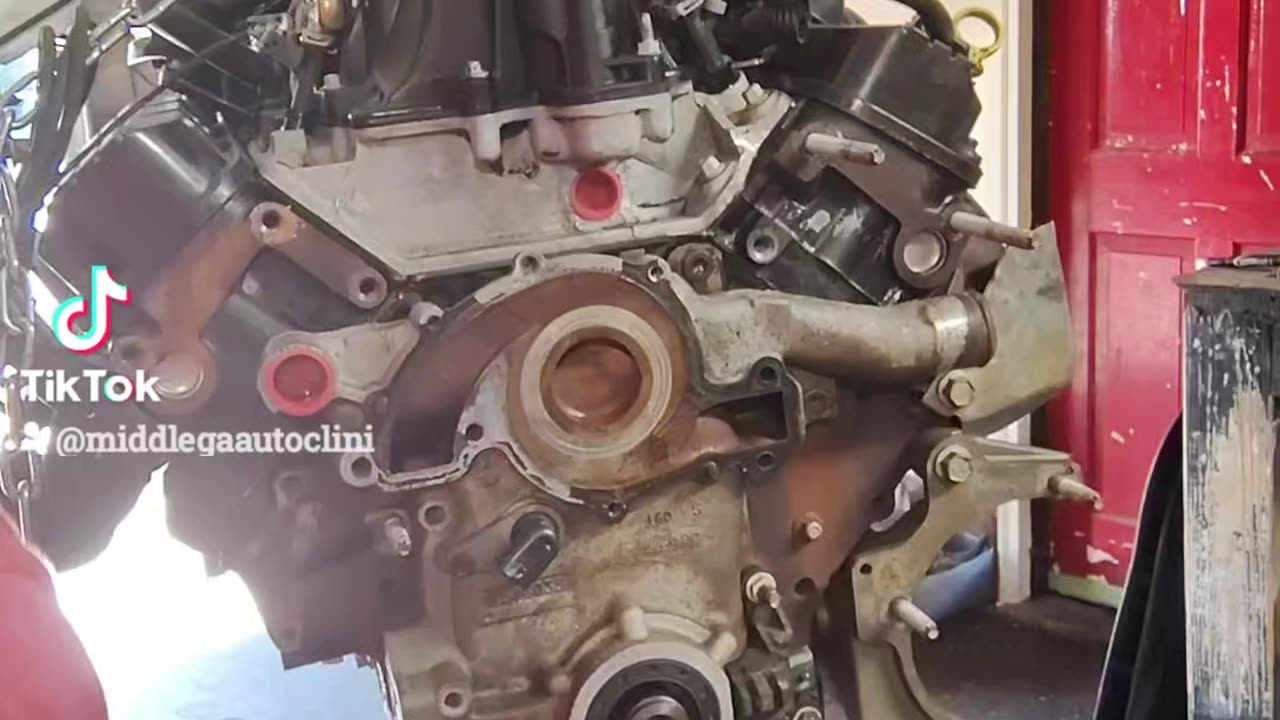 Leaking timing cover