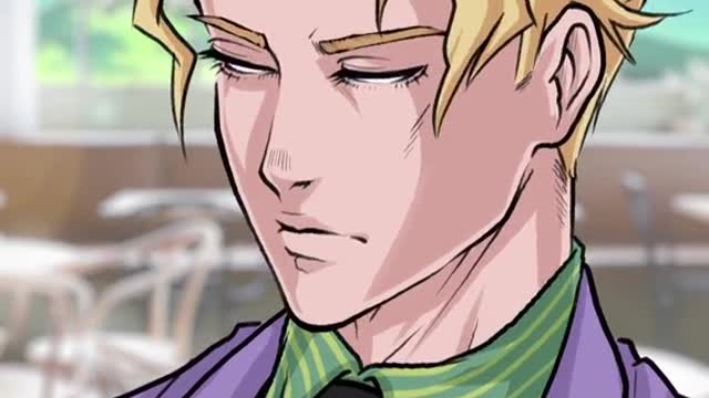 Kira got a type... #jojosbizarreadventure #jjba #kirayoshikage #jojo #anime