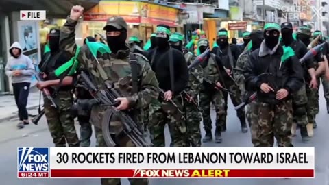 BREAKING: Hezbollah Fires 30 Rockets from Lebanon Towards Northern Israel