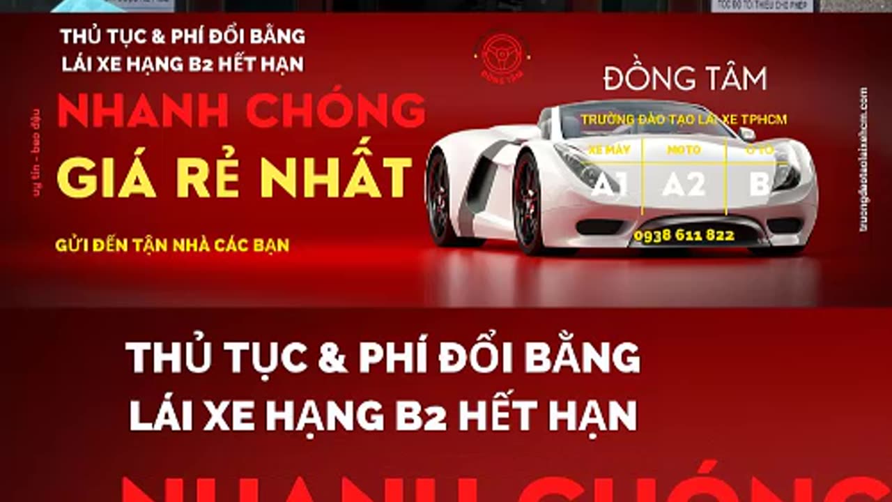 Đổi bằng lái xe B2 Hết hạn gồm thủ tục gì và phí nhiêu ở TPHCM