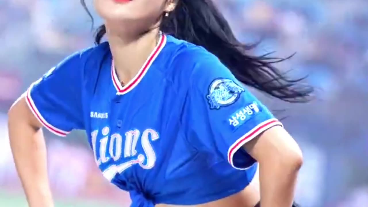 Beautiful girl sports dancing