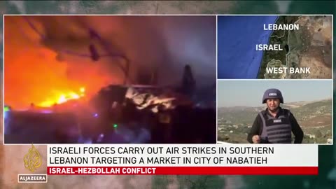 Israeli strikes on Lebanon_ Raids, artillery attacks in north and central region