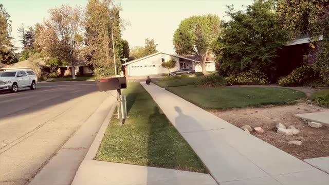 High Powered Electric Leaf Blower Skate Board Testing