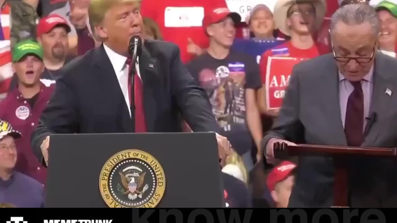 Schumer: Trump incited the erection. Gotta laugh through the crazy😂